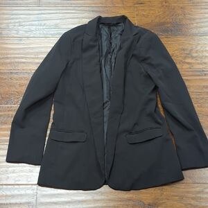 Norma Kamali Classic Black Blazer Size 14
